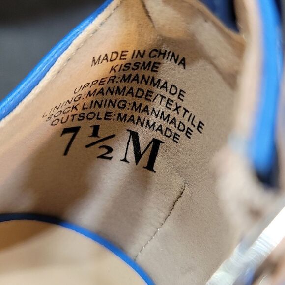 BRAND NEW SODA FAUX LEATHER HIGH PLATFORM CHUNKY ANKLE STRAP HEEL SANDAL S2 - Picture 13 of 14